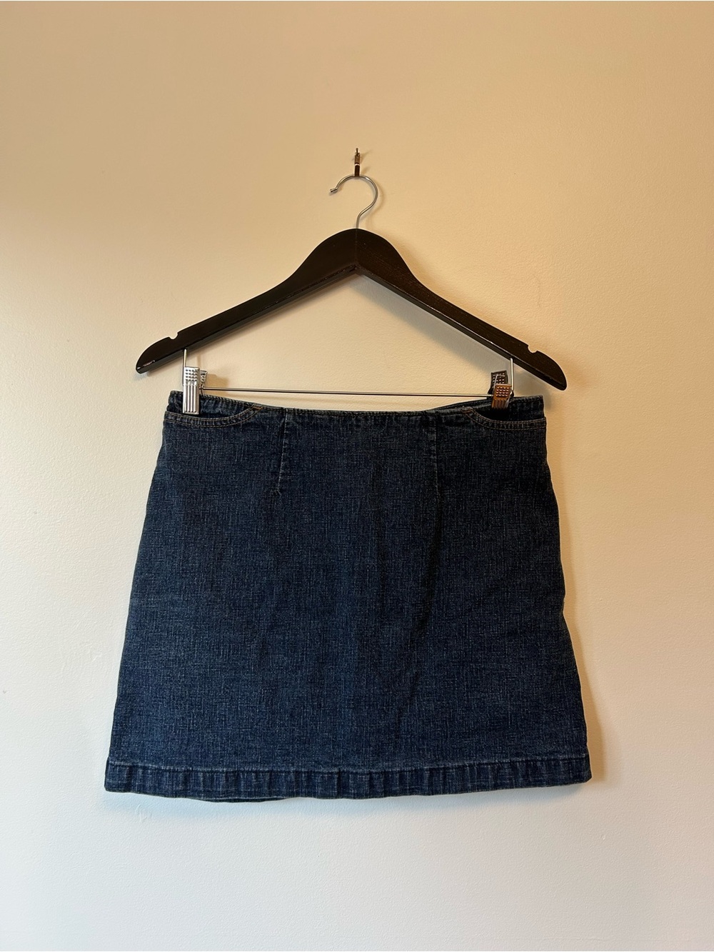 Vintage Tommy Hilfiger Dark Blue Denim Mini Skirt